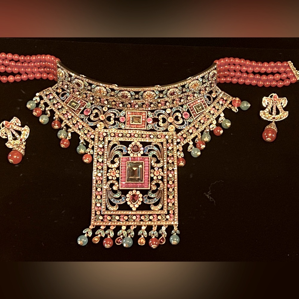 Heidi Daus Heidi Does Cleopatra Necklace and Earrings